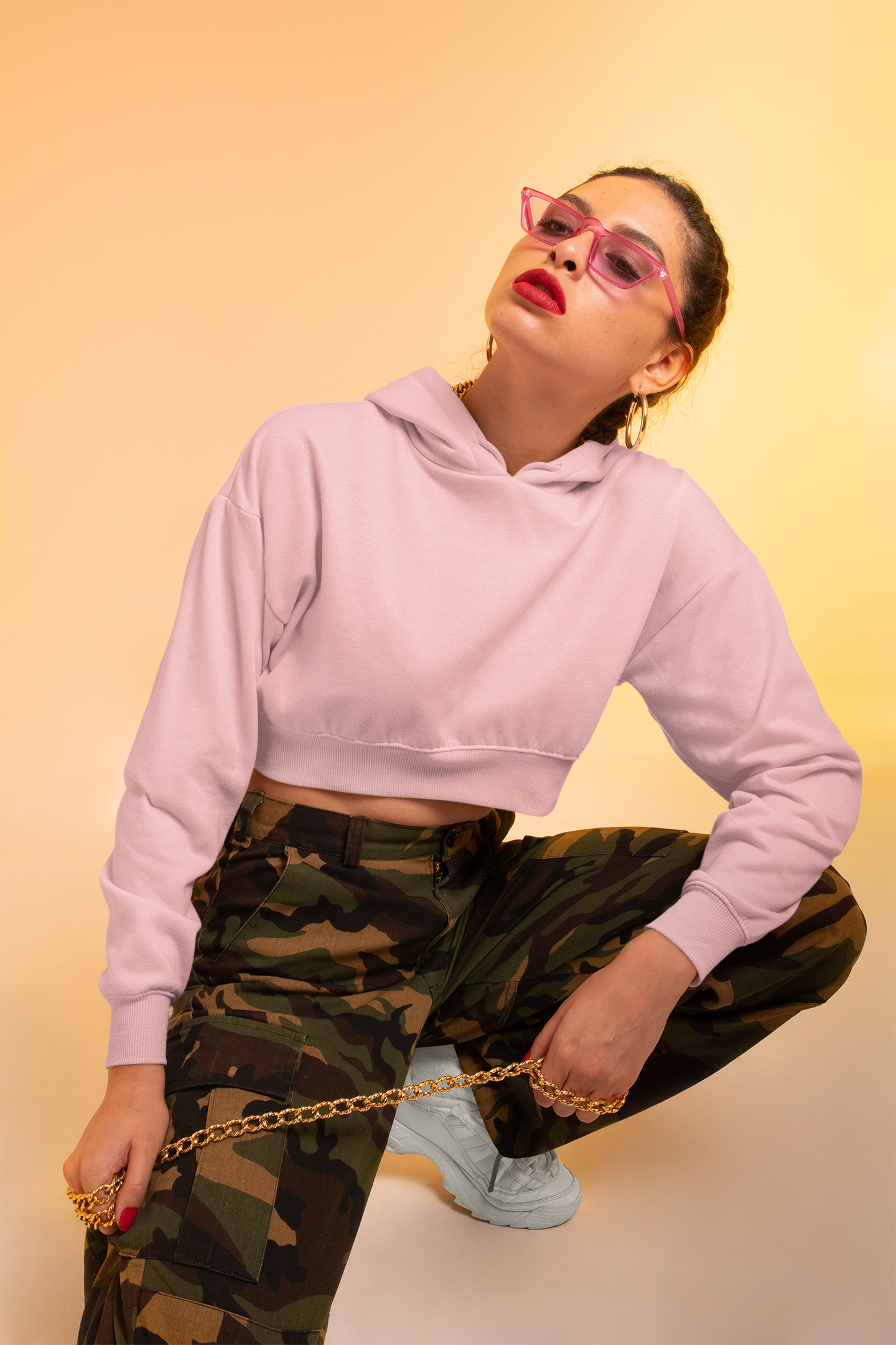 Female Cropped Hoodie