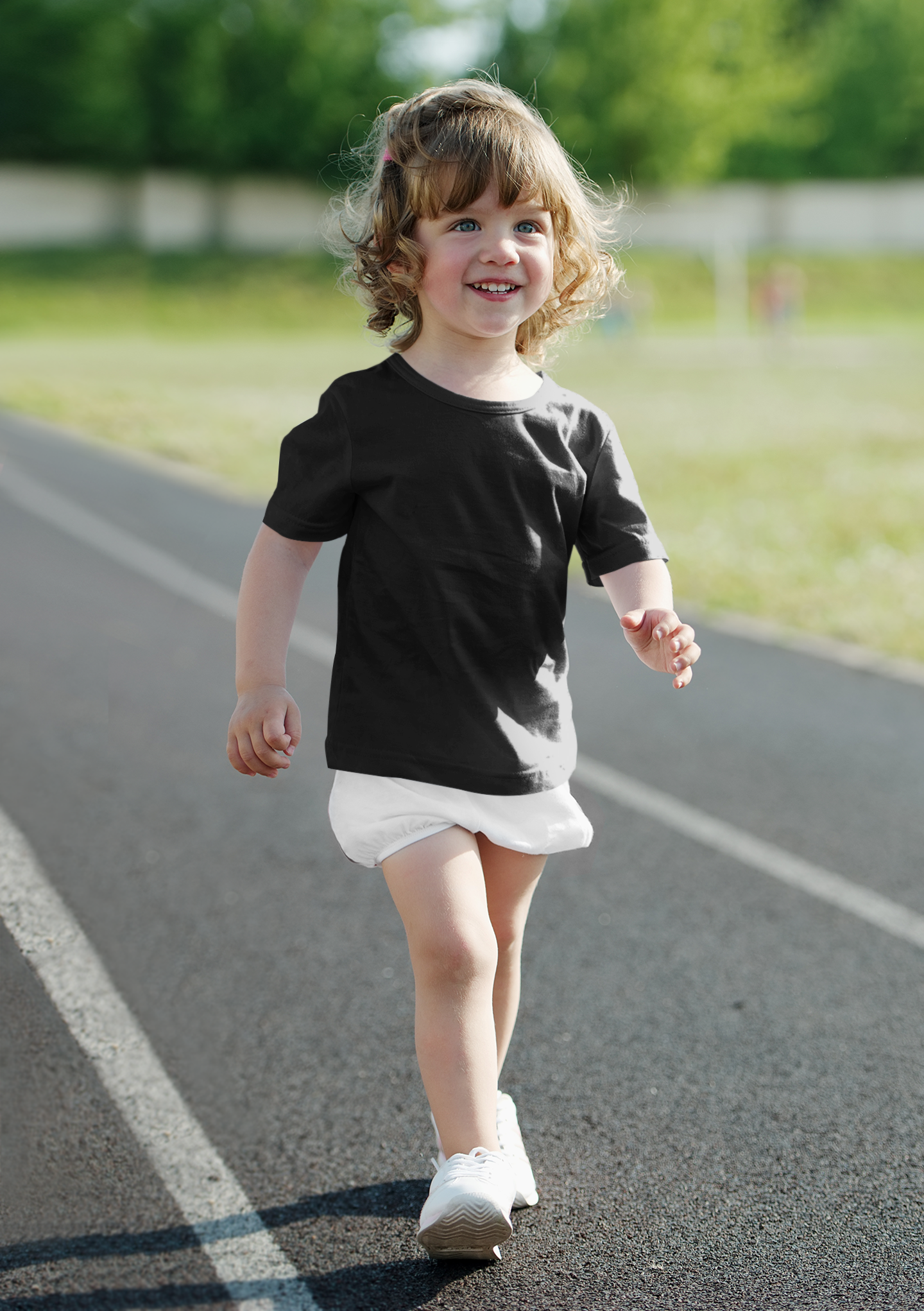 Girl's Crew Neck T-Shirt