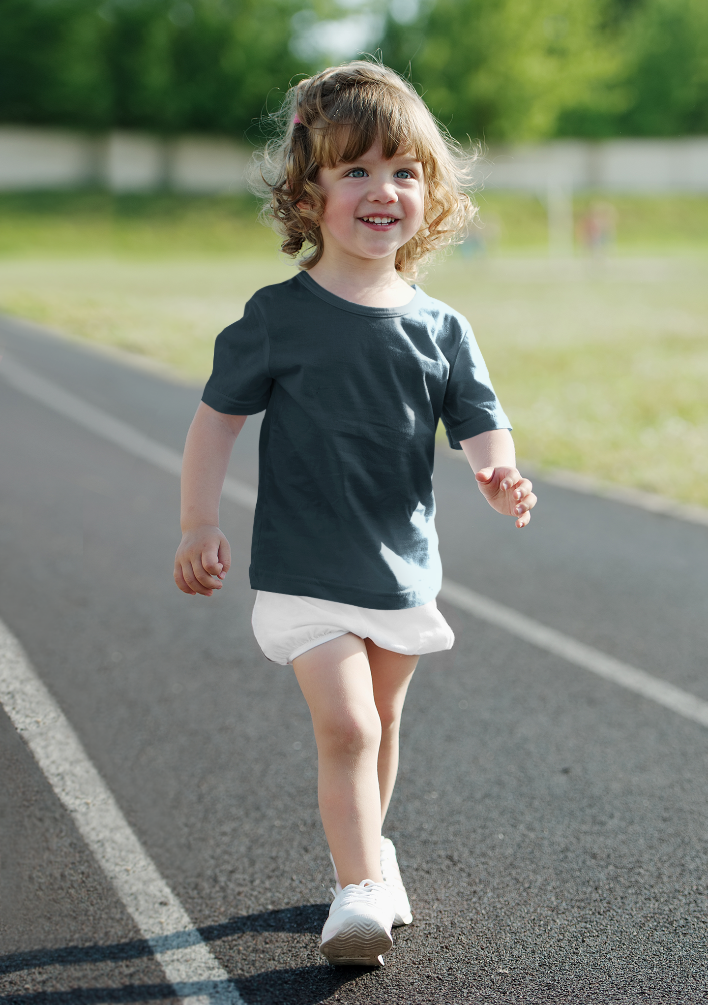 Girl's Crew Neck T-Shirt