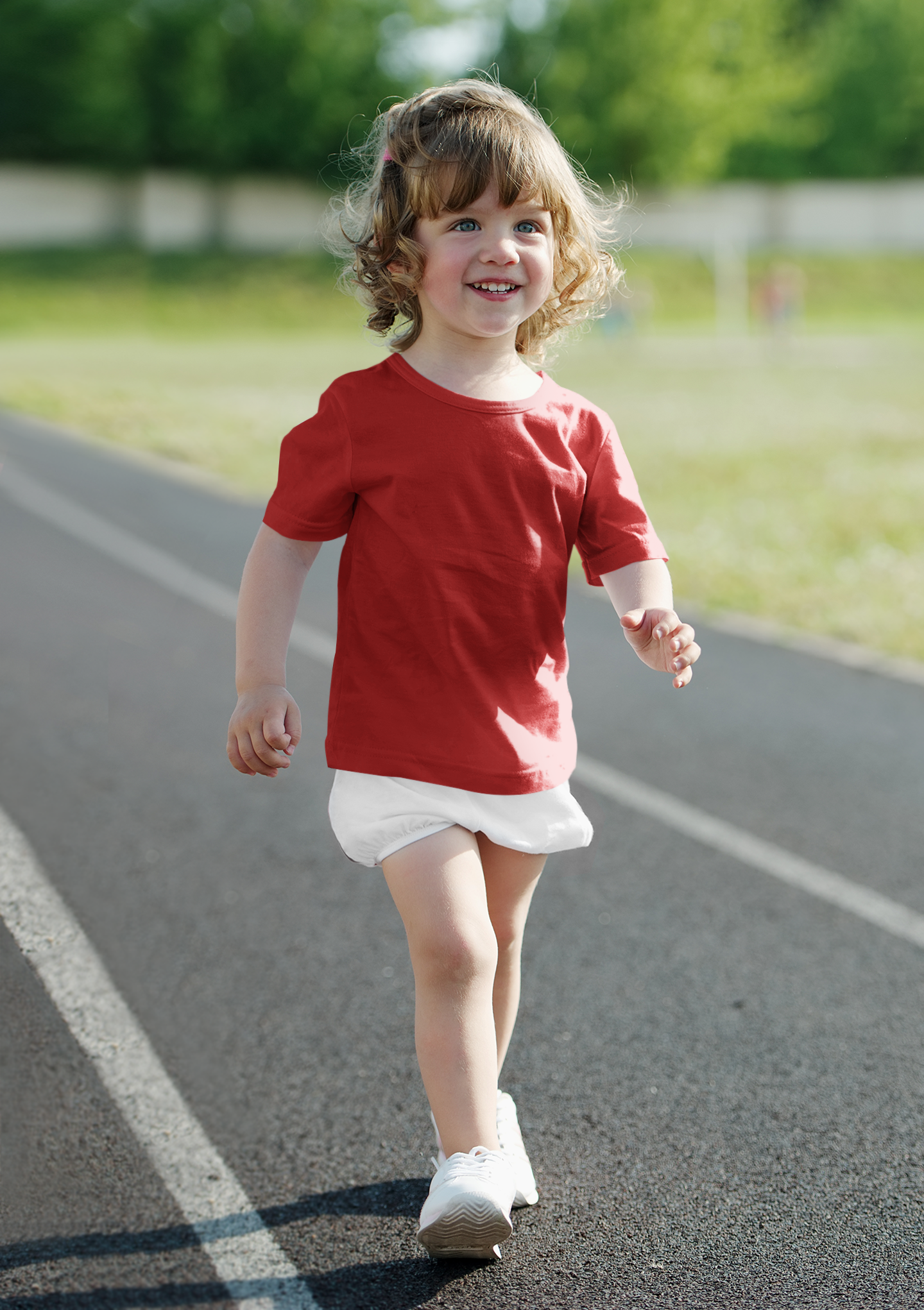 Girl's Crew Neck T-Shirt