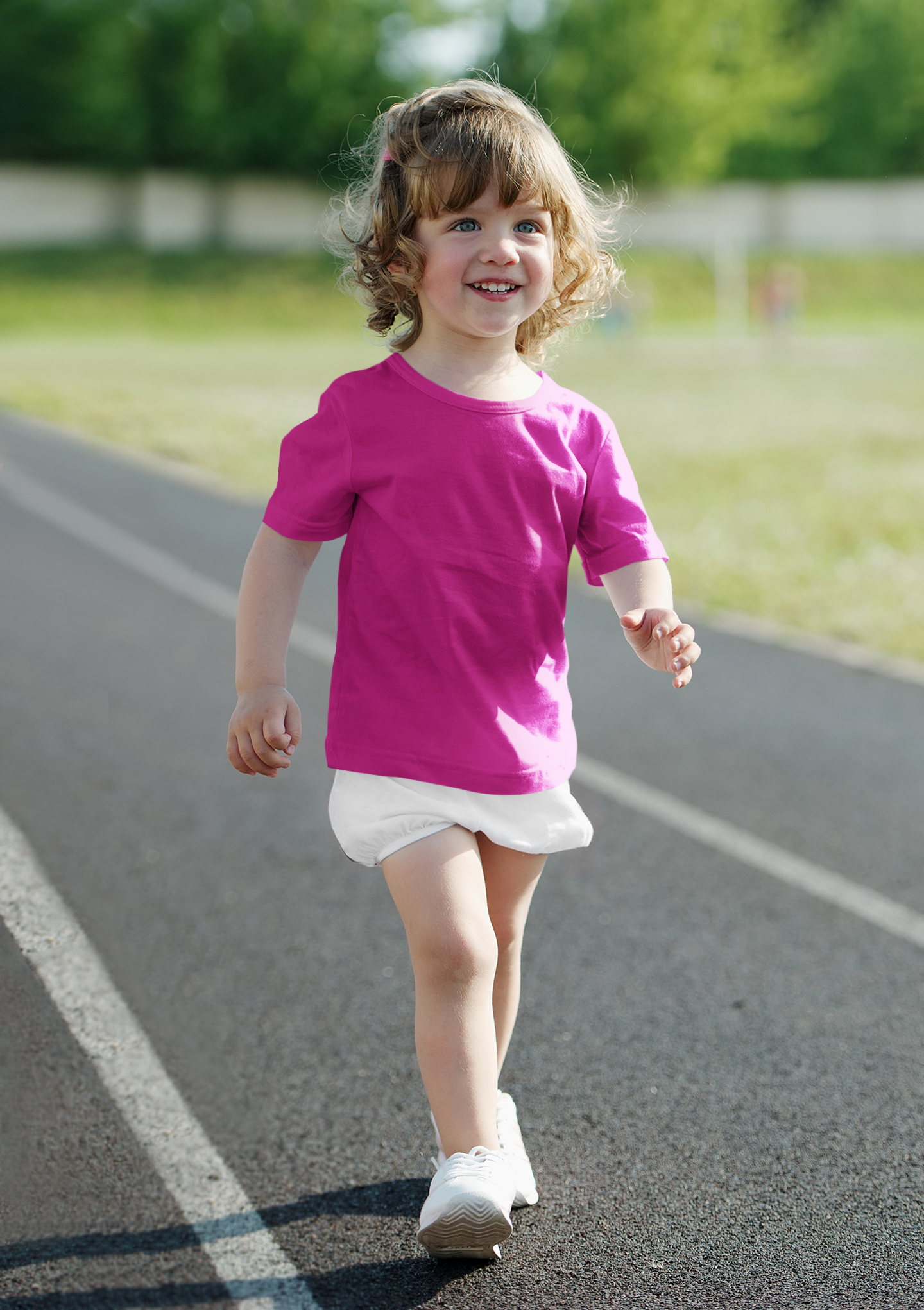 Girl's Crew Neck T-Shirt