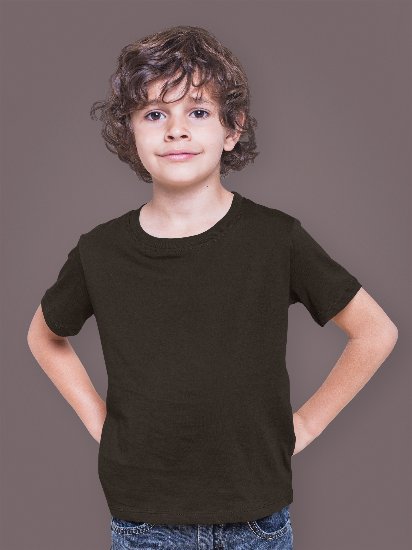 Boy's Crew Neck T-Shirt 5-14 Years