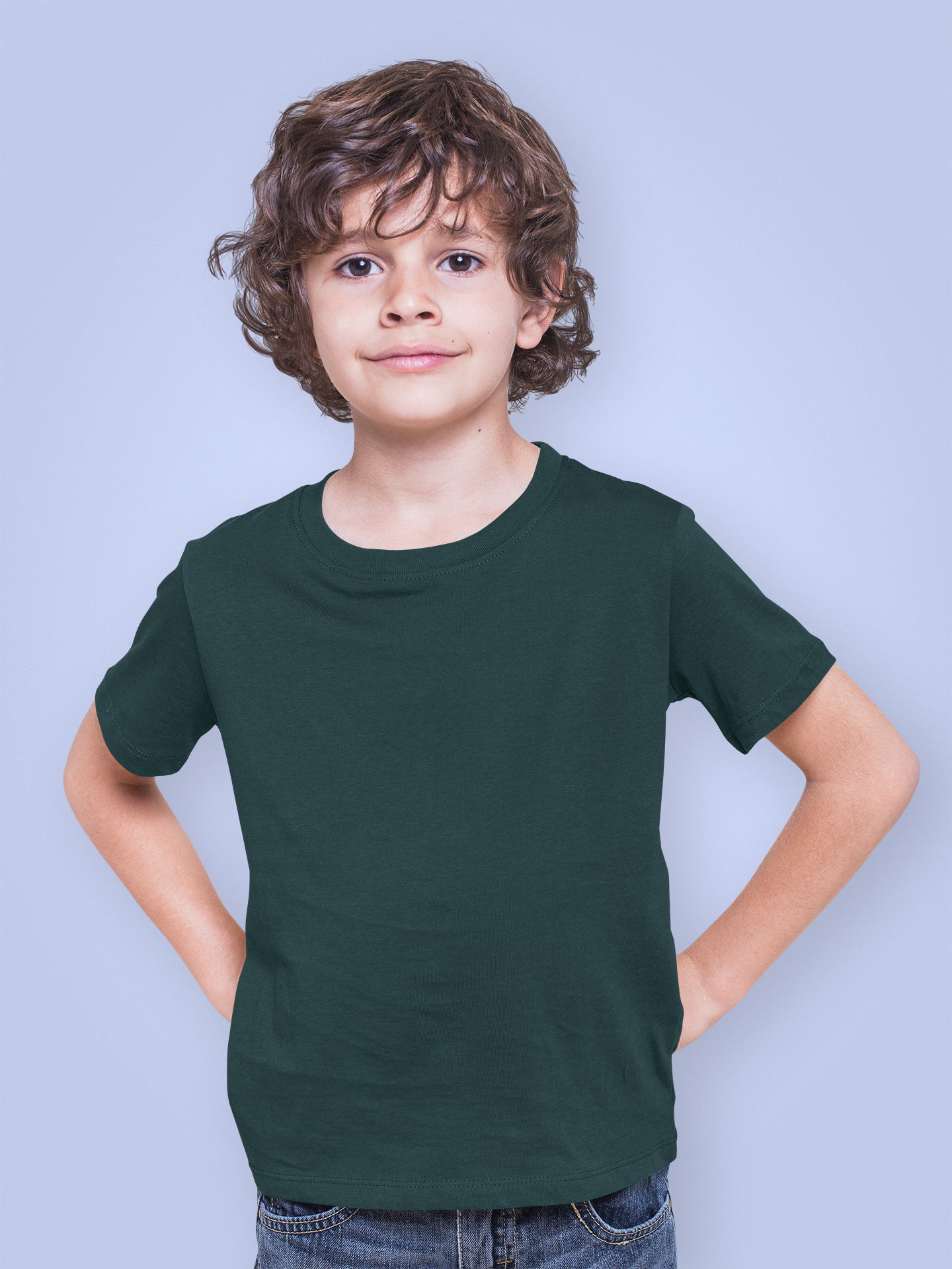 Boy's Crew Neck T-Shirt 5-14 Years